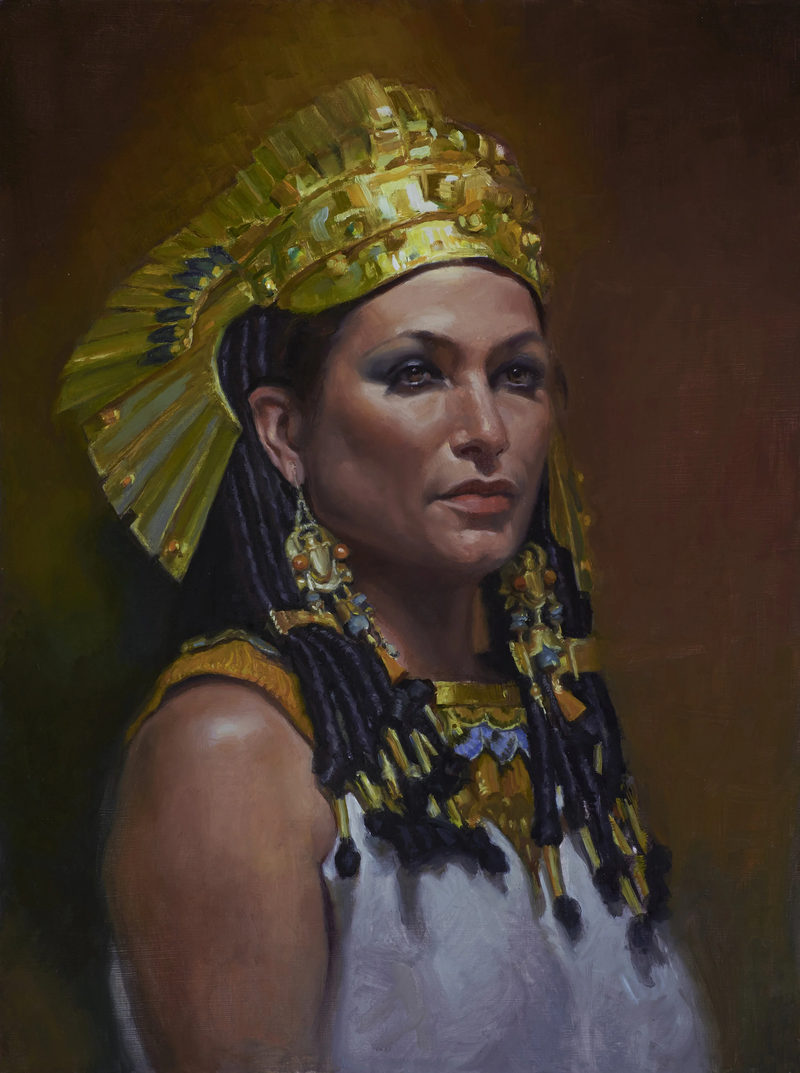 The Queen, oil on board, 16 × 20 in by Christopher Rossow