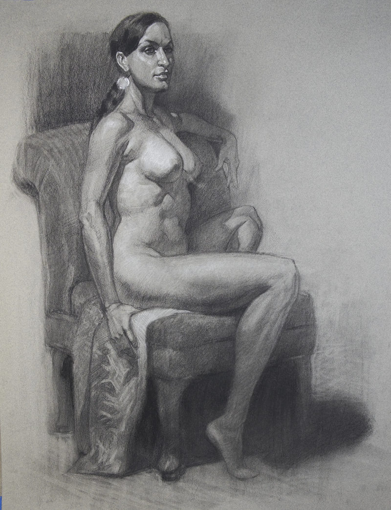 Untitled II, drawing by Christopher Rossow