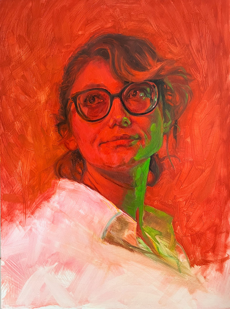 Bella, oil on board, 16 × 20 in by Christopher Rossow