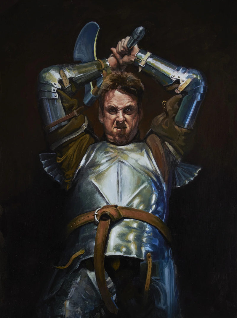 Eric the Red, oil on board, 16 × 20 in by Christopher Rossow