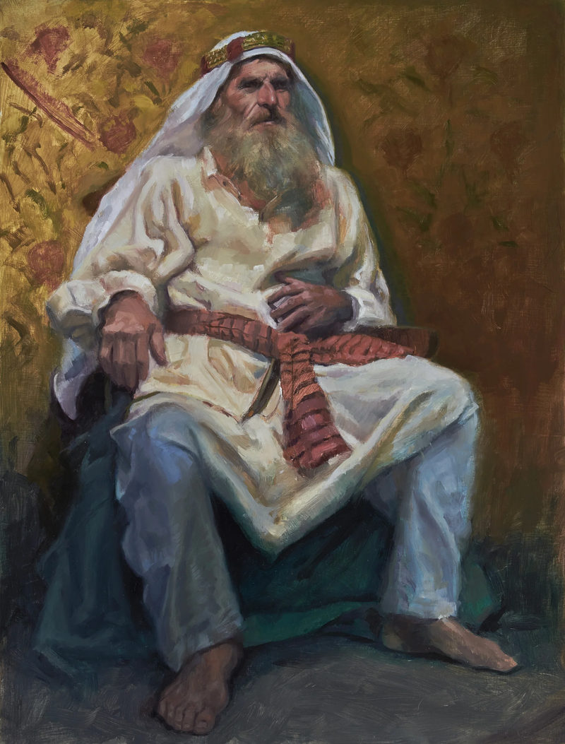Yorum, oil on board, 16 × 20 in by Christopher Rossow